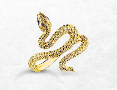 Bague serpent or